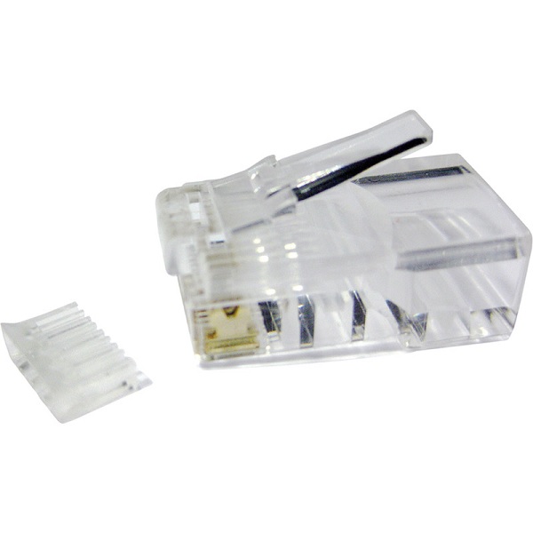 Plug 8 Poli per Cavo di Rete CAT6 23-26 AWG